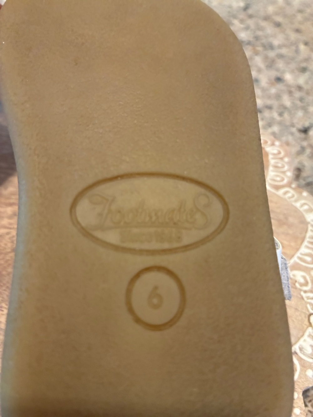 6C Footmates Ariel White Sandals - Picture 7 of 10
